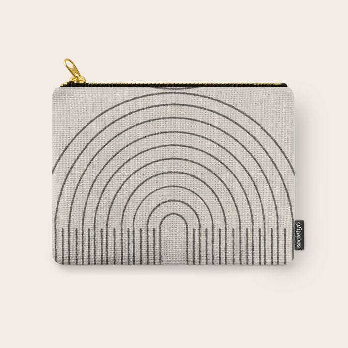 Minimal Line, Arch Modern Carry All Pouch Gallery Image 1