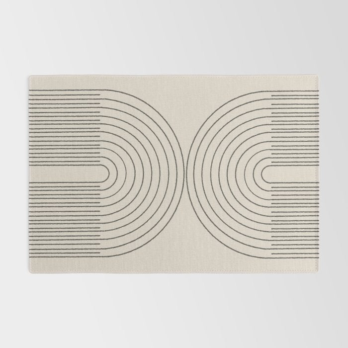 Minimal Line, Arch Modern Rug Gallery Image 2