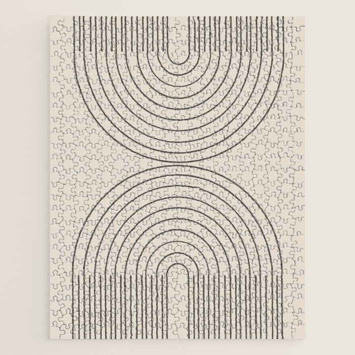 Minimal Line, Arch Modern Jigsaw Puzzle Gallery Image 1