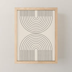 Minimal Line, Arch Modern Mini Art Print Gallery Image 1