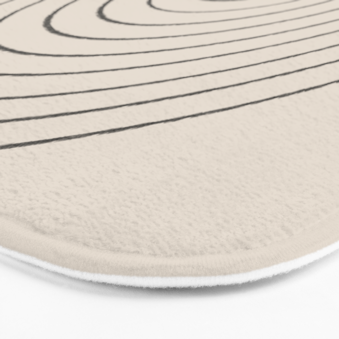 Minimal Line, Arch Modern Bath Mat Gallery Image 3