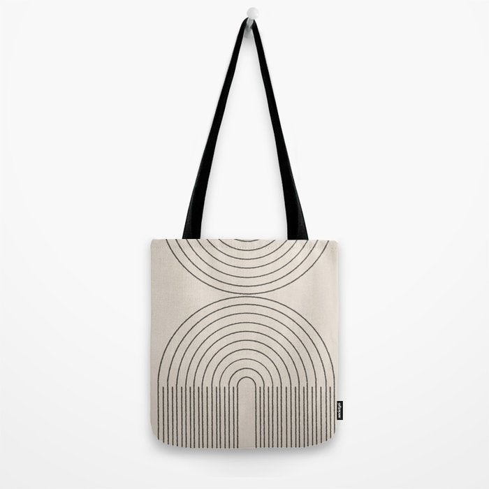 Minimal Line, Arch Modern Tote Bag Gallery Image 2