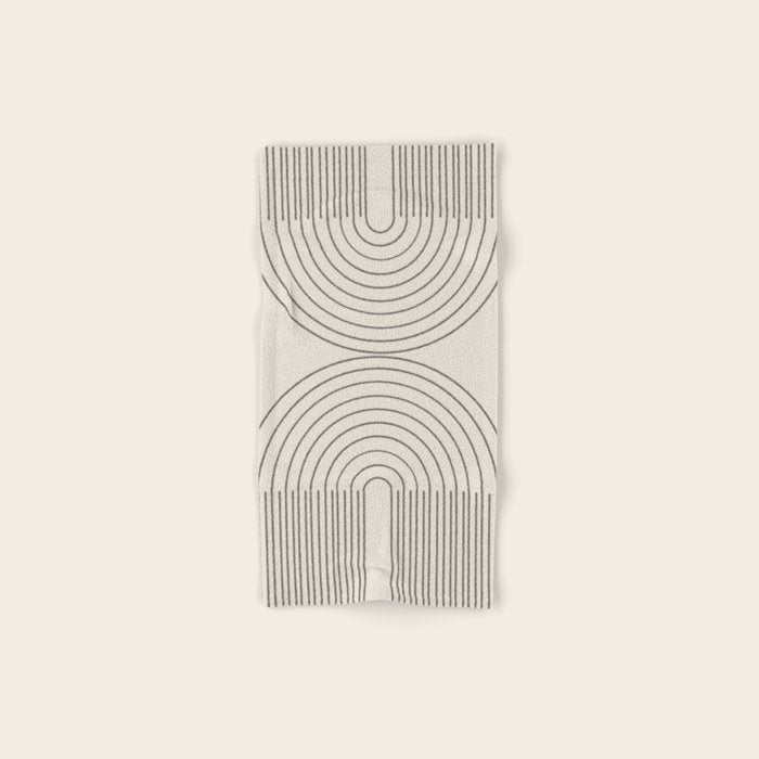 Minimal Line, Arch Modern Bath Towel Gallery Image 1