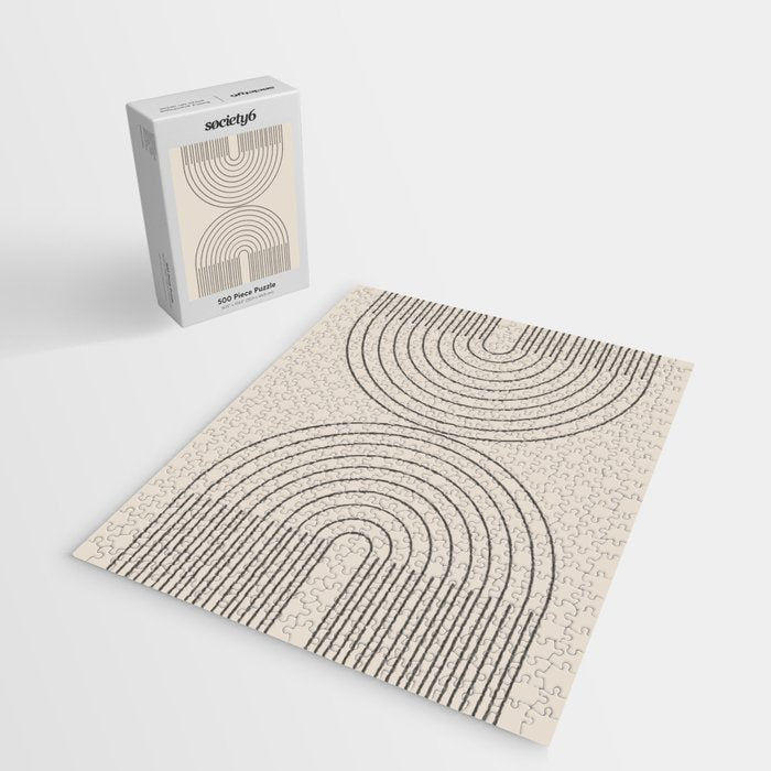 Minimal Line, Arch Modern Jigsaw Puzzle Gallery Image 2