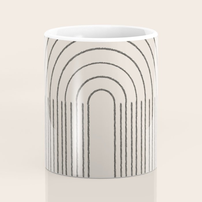 Minimal Line, Arch Modern Coffee Mug Gallery Image 4