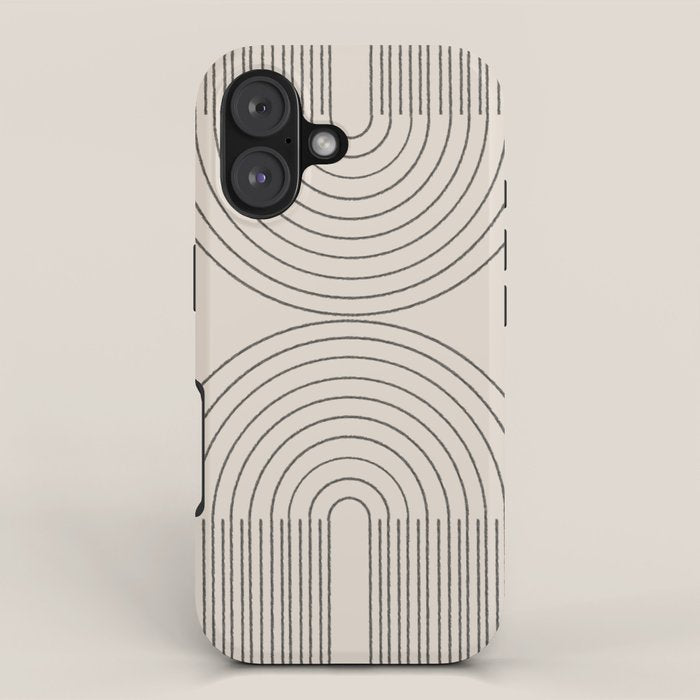 Minimal Line, Arch Modern iPhone Case Gallery Image 1