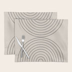 Minimal Line, Arch Modern Placemat Gallery Image 1