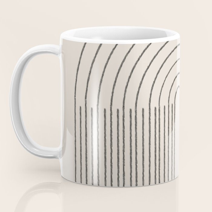 Minimal Line, Arch Modern Coffee Mug Gallery Image 3