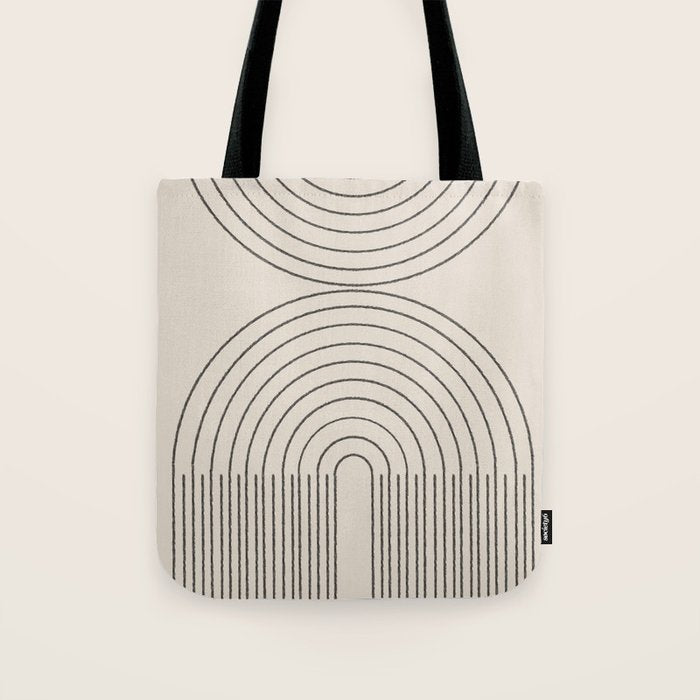 Minimal Line, Arch Modern Tote Bag Gallery Image 1