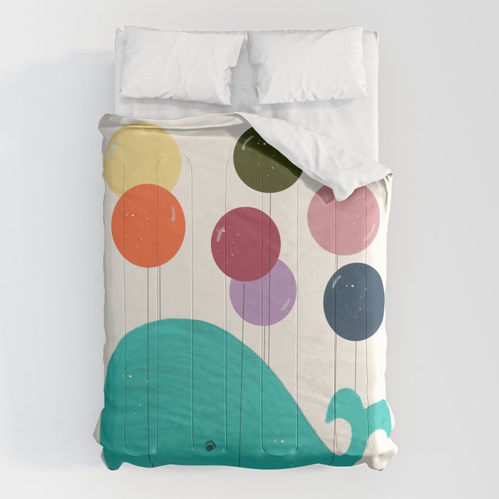 happy whale Comforter Gallery Image 6