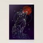 Fox in the Stars Stationery Card Gallery Image 2