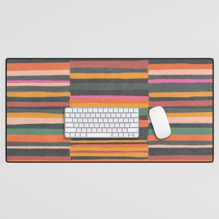 Striped pattern 02 Desk Mat Gallery Image 1