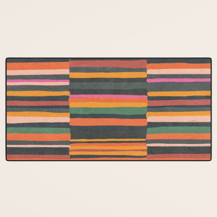 Striped pattern 02 Desk Mat Gallery Image 3