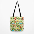 Caravan Campground Vacation Tote Bag Gallery Image 2