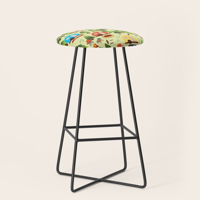 Caravan Campground Vacation Stool Gallery Image 1