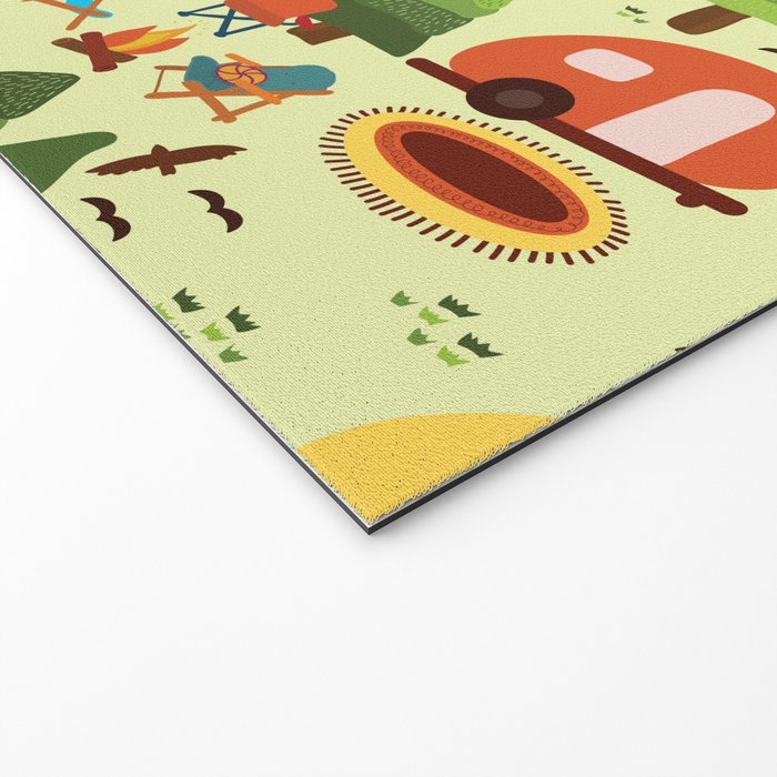 Caravan Campground Vacation Welcome Mat Gallery Image 2
