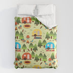 Caravan Campground Vacation Duvet Cover Gallery Image 6