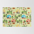 Caravan Campground Vacation Rug Gallery Image 2