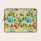 Caravan Campground Vacation Laptop Sleeve Gallery Image 1