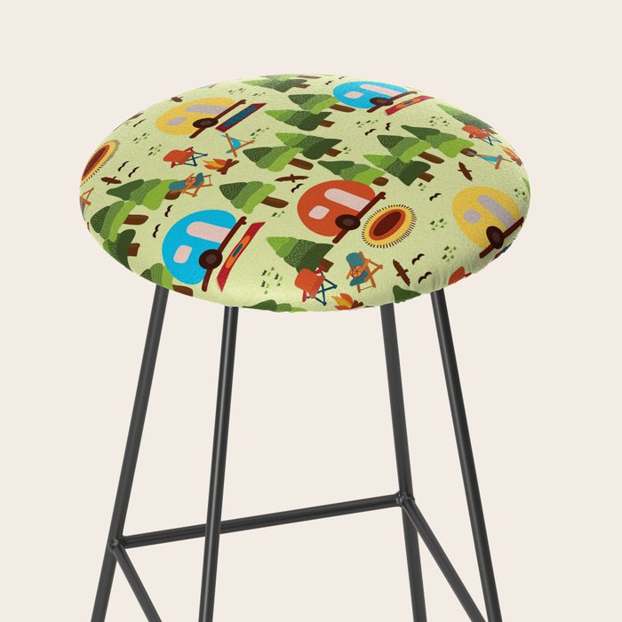 Caravan Campground Vacation Stool Gallery Image 2