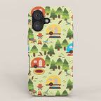 Caravan Campground Vacation iPhone Case Gallery Image 1