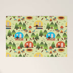 Caravan Campground Vacation Welcome Mat Gallery Image 1