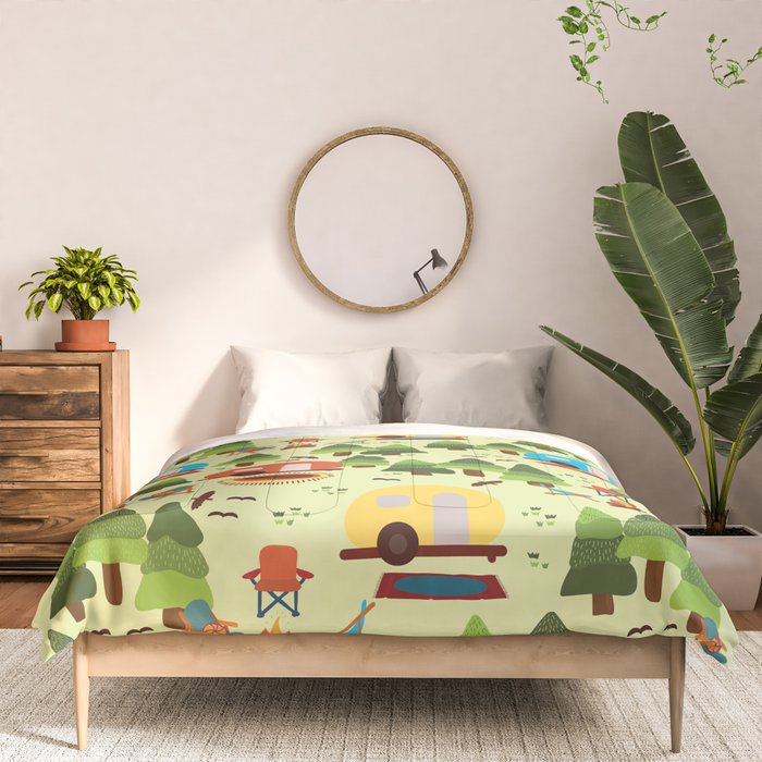 Caravan Campground Vacation Comforter Gallery Image 3