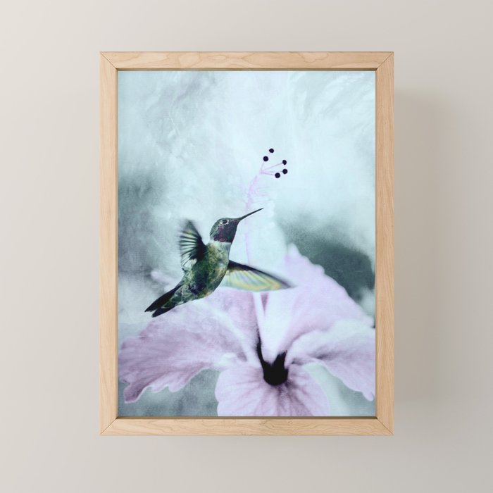Hummingbird Mini Art Print Gallery Image 1