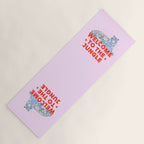 welcome to the jungle - retro tiger Yoga Mat Gallery Image 1