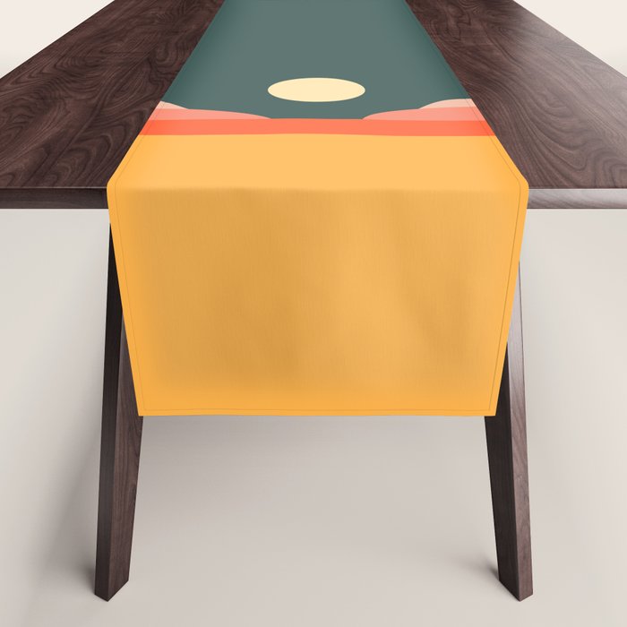 Geometric Landscape 14 Table Runner Gallery Image 1
