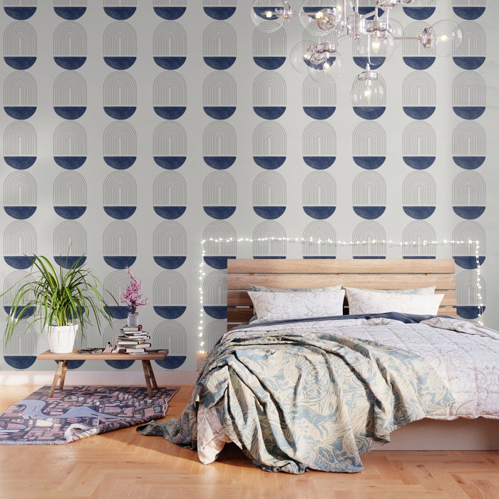 Blue Half Moon Arch Wallpaper Gallery Image 1