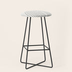 Blue Half Moon Arch Stool Gallery Image 1
