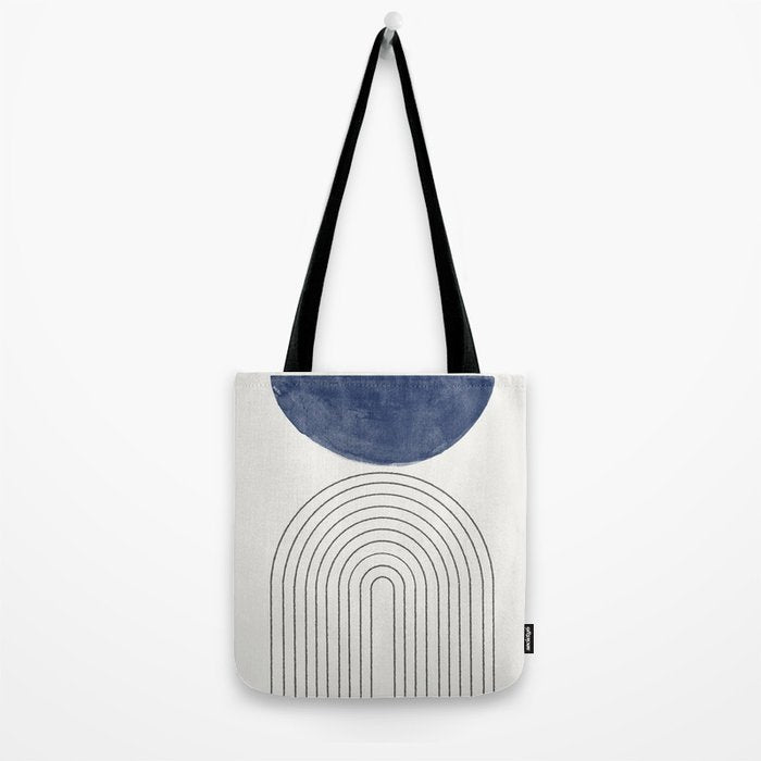 Blue Half Moon Arch Tote Bag Gallery Image 2