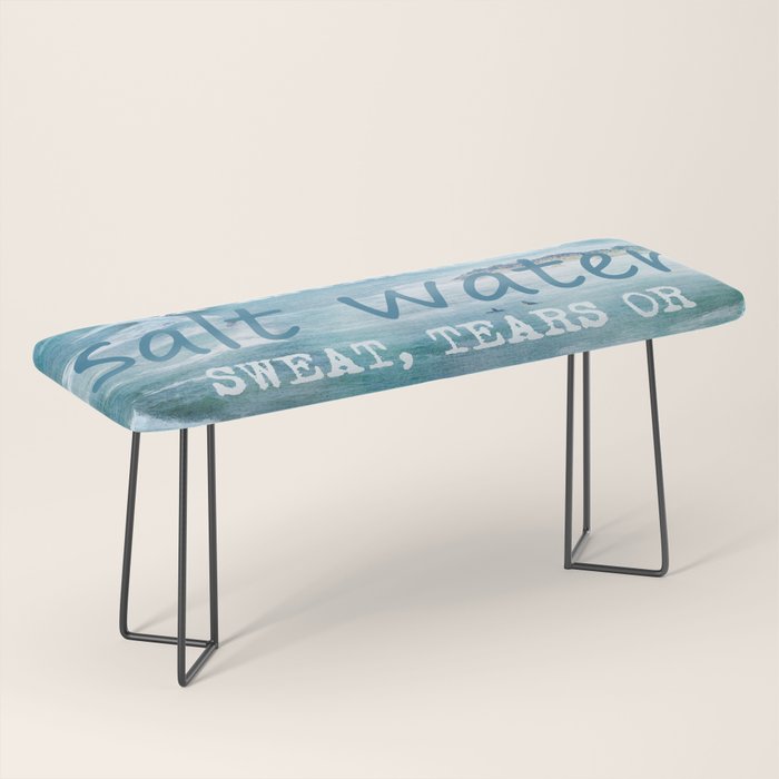 The cure for anything is salt water, sweat, tears, or the sea.    Dinesen, Isak Bench Gallery Image 1