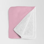 Aquarius Zodiac Star Constellation Line Art Soft Pink Throw Blanket Gallery Image 3