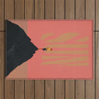 Pink Summer Sun Outdoor Rug Gallery Image 1