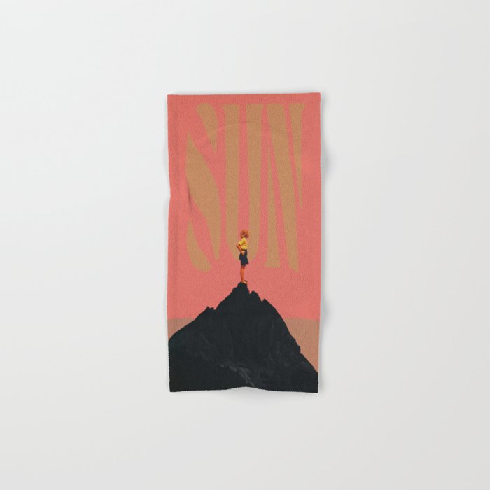 Pink Summer Sun Bath Towel Gallery Image 1