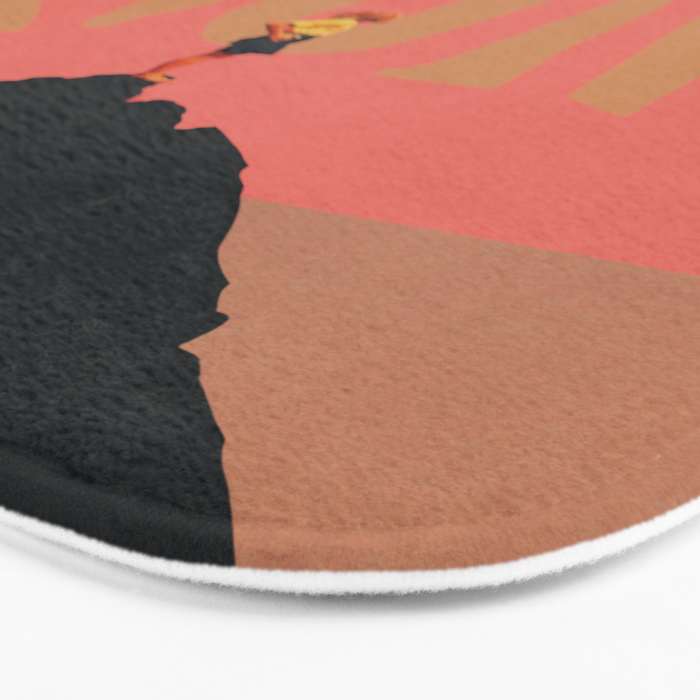 Pink Summer Sun Bath Mat Gallery Image 3