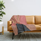 Pink Summer Sun Throw Blanket Gallery Image 1