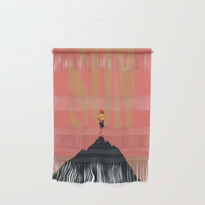 Pink Summer Sun Wall Hanging Gallery Image 1