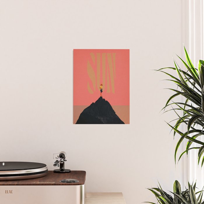 Pink Summer Sun Poster Gallery Image 2