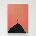Pink Summer Sun Stationery Card Gallery Image 2