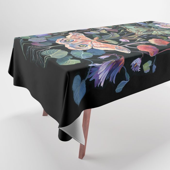 Moon Moth Mushroom Tablecloth Gallery Image 1