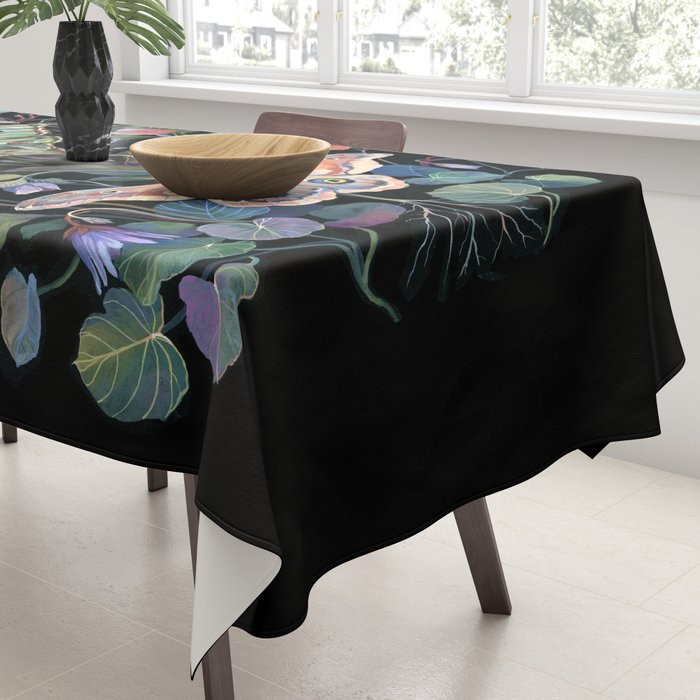 Moon Moth Mushroom Tablecloth Gallery Image 3