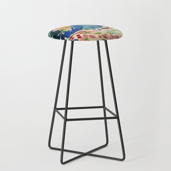henri matisse landscape in collioure Stool Gallery Image 1