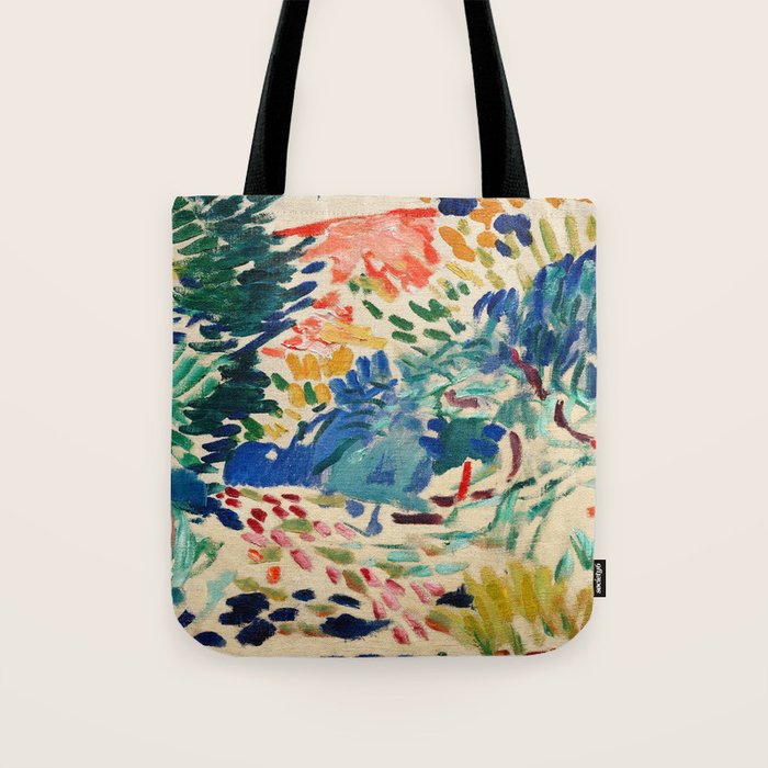 henri matisse landscape in collioure Tote Bag Gallery Image 1