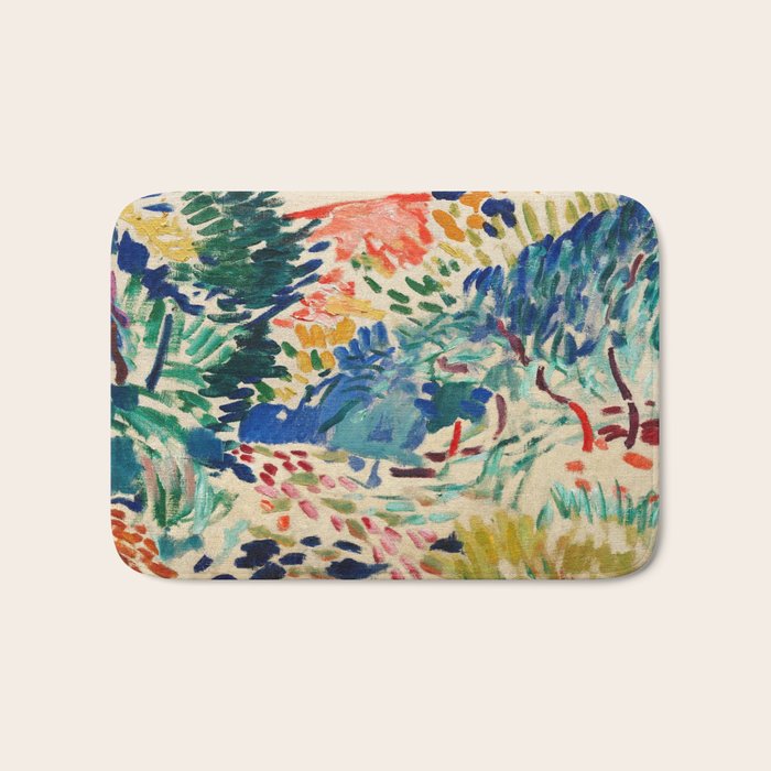 henri matisse landscape in collioure Bath Mat Gallery Image 1
