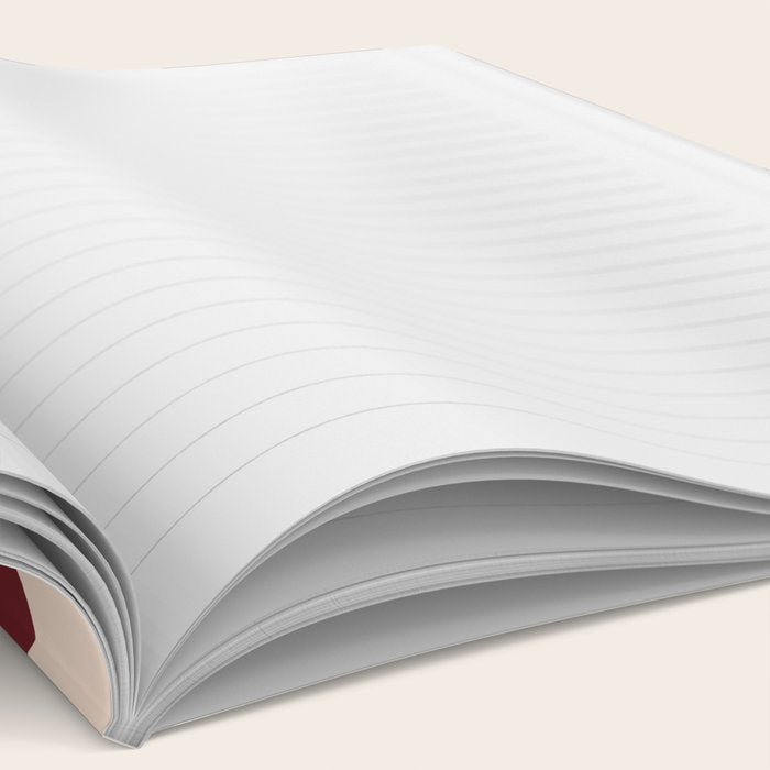 Retro Liquid Swirl Abstract Pattern in Cinnamon Cocoa and Cream  Notebook Gallery Image 2