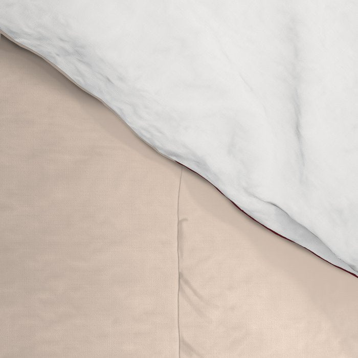 Retro Liquid Swirl Abstract Pattern in Cinnamon Cocoa and Cream  Comforter Gallery Image 4