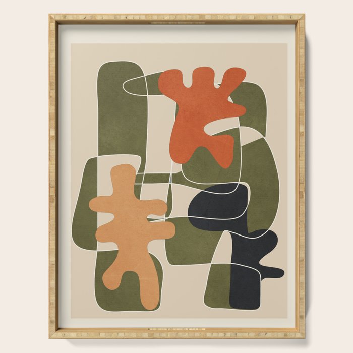 Organic Rhythms 3 Serving Tray Gallery Image 1